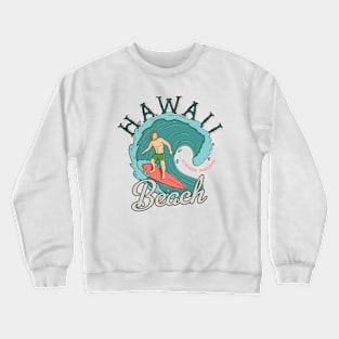 Hawaii Beach Crewneck Sweatshirt